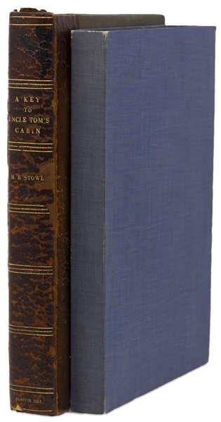 First Edition of ''A Key to Uncle Tom's Cabin'' by Harriet Beecher Stowe, in Publisher's Wrappers